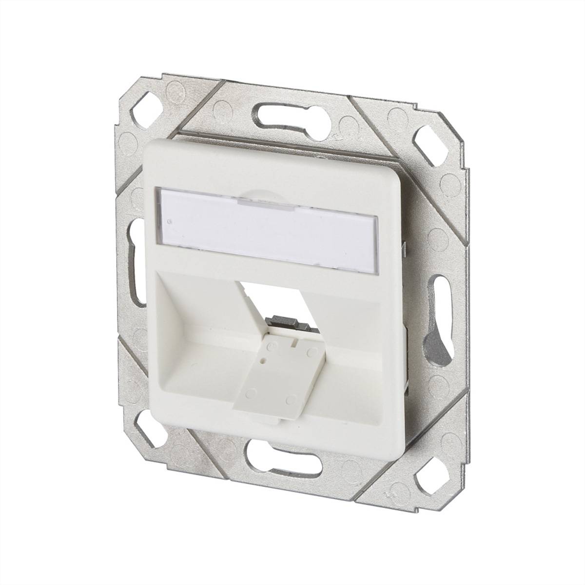 METZ CONNECT Keystone Anschlussdose UPk 1 Port unbestückt reinweiß Netzwerkkomponenten