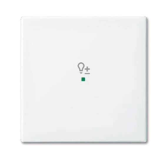BJ Wippe 1f Dimmer alpinweiß 6234-10-914 Busch-free@home balance SI Install.Baumaterial KNX
