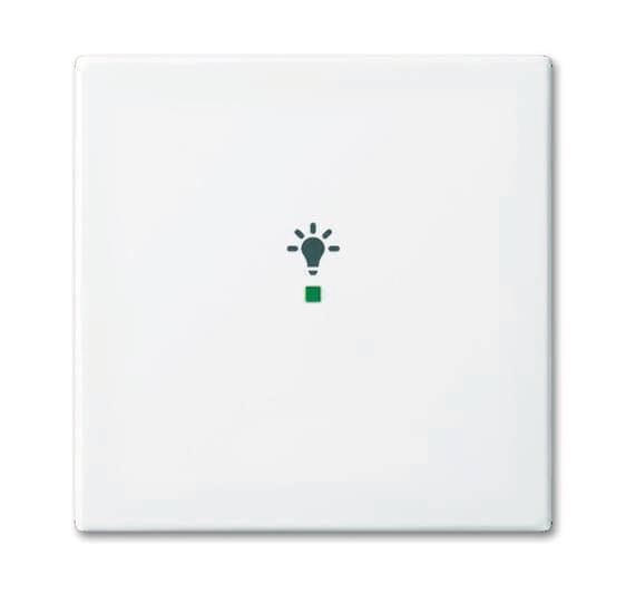BJ Wippe Licht alpinweiß 6231-10-914 1-fach Busch-free@home balance SI Install.Baumaterial KNX