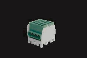 Pollmann HLAK 25-1/6 M2 grün Hauptleitungsabzweigklemme Install.Baumaterial Zählerschr./Verteilg