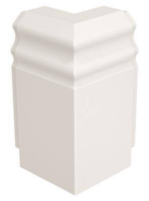 GGK 114102 Außeneck f.E- 4D 20x80-AE Sockelleiste Berliner Profil Alpinweiß Install.Baumaterial