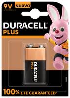 Duracell Plus 100 Einwegbatterie 9V Alkali Install.Baumaterial Hauskomm/Batt/Sicher Batt.Akkus