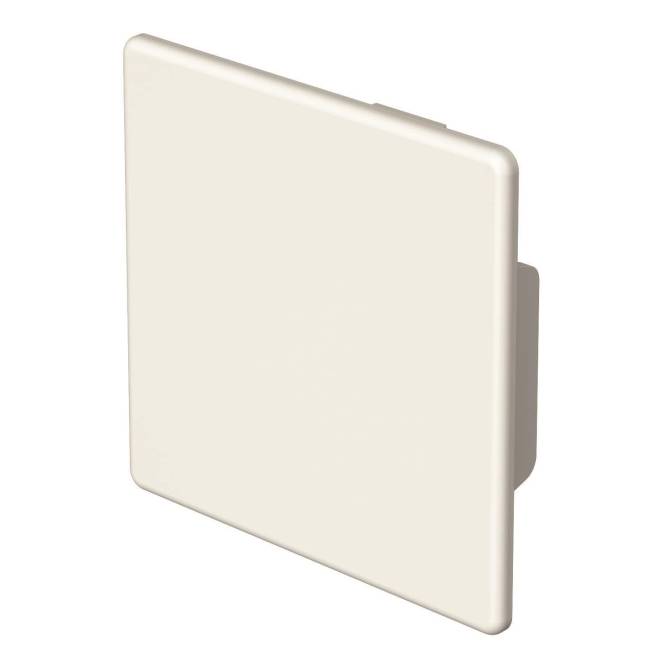 OBO WDK HE60060RW Endstück 60x60mm PVC reinweiß RAL9010 6193285 Install.Baumaterial