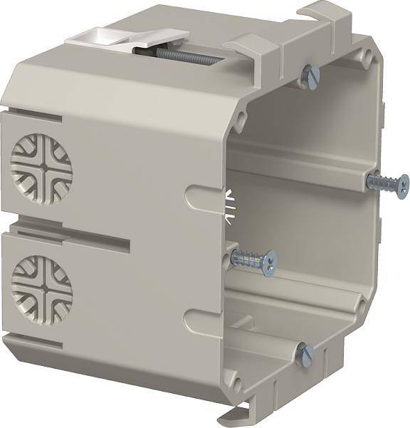 OBO 2390/8T Geräteeinbaudose 1-fach f.GEK PVC steingrau RAL7030 6270743 Install.Baumaterial