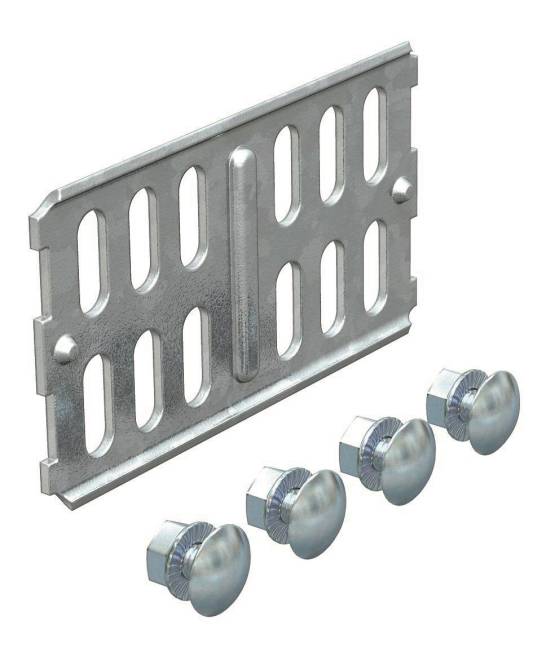 OBO RLVK 60 FS Längsverbinder f.Kabelrinne 60x100 St FS 6067093 (Inhalt 10 Stück)