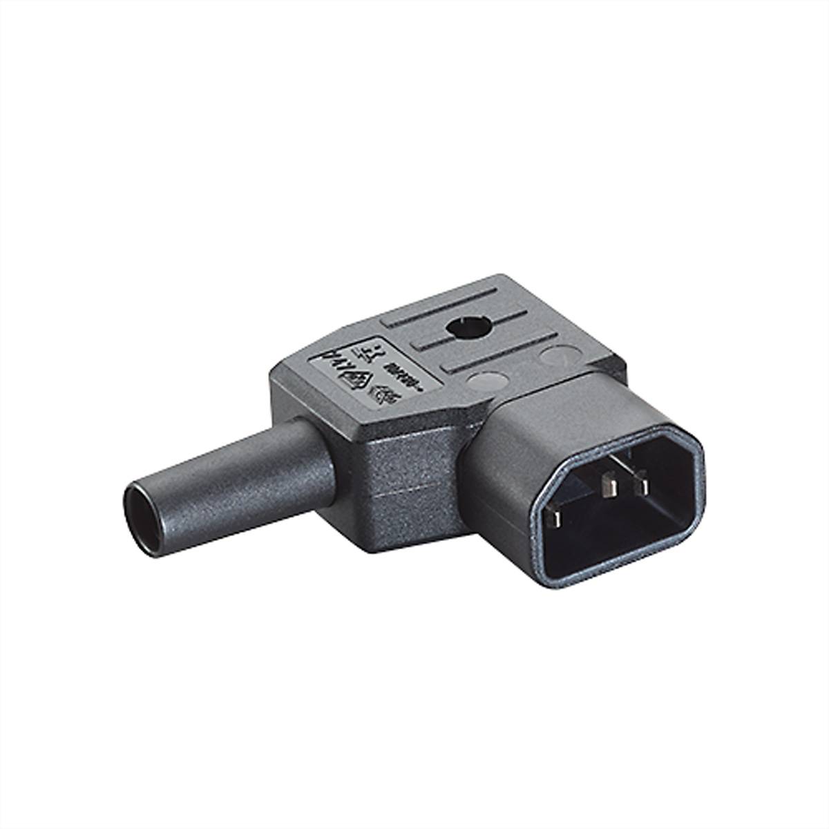 BACHMANN Kaltgerätestecker Typ 747 70C, Winkelstecker Steckdosenleisten Montagestecker