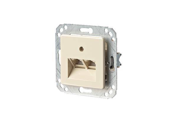 Metz Anschlussdose UAE Design 8/8(4) UPK Cat3 m. Schraubklemme pw 130064111-I Install.Baumaterial