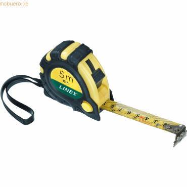 LINEX Rollmaßband 5 m cm- und Zoll-Skala flexibler Multimedia-Technik Zeichnen,Malen,Basteln