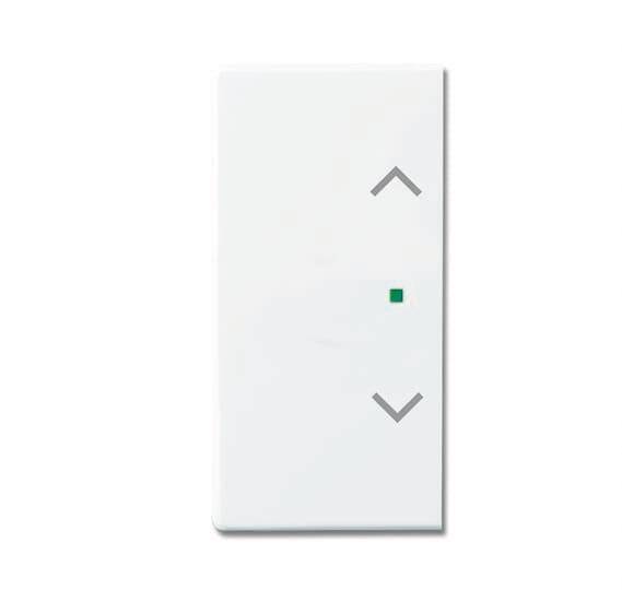 BJ Wippe links 2-fach Symbol 6232-20-84 Jalousie Busch-free@home studioweiß Install.Baumaterial KNX