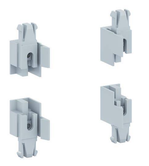 Striebel ASJ Aufnahme f Verteiler CZ11 2CPX052552R9999 1 Satz a 4 Stück Install.Baumaterial