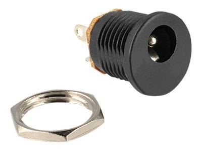 DELOCK Steckverbinder DC 2,1x5,5mm Buchse -> Lötanschluss Multimedia-Technik Zubehör