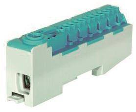 Pollmann Nulleiterklemme blau N 14-S steckbar 2020251 Install.Baumaterial Zählerschr./Verteilg