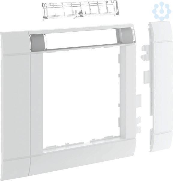 Hager Rahmenblende modular GR0802A9016 ZS 55mm OT80 hfr Bfeld verkehrsweiÃŸ Install.Baumaterial