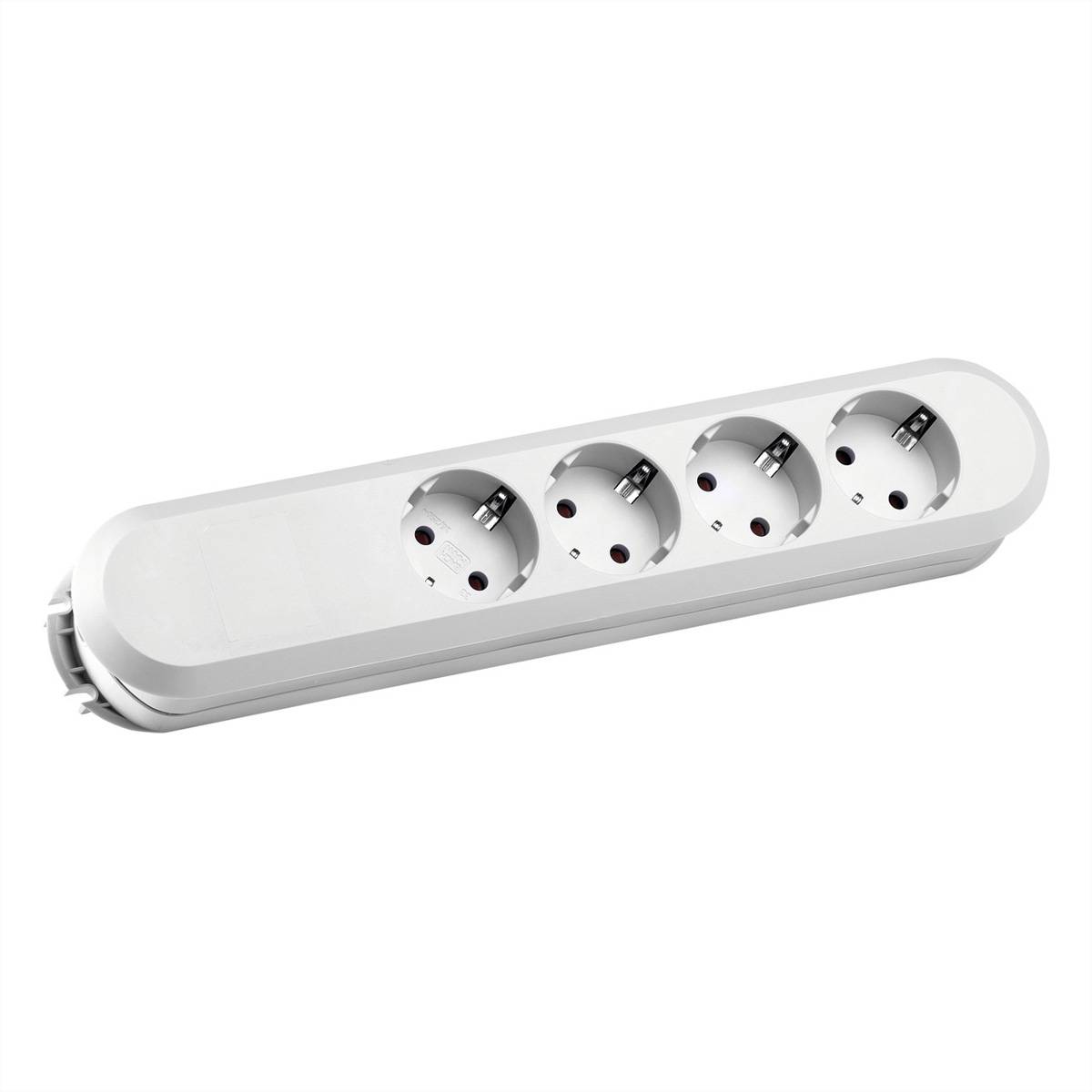 BACHMANN SMART Steckdosenleiste 4xCEE7/3 weiß, ohne Zuleitung Steckdosenleisten