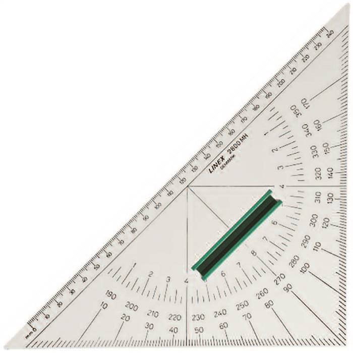 LINEX 2800MH Navigation Kursdreieck Nautischer Winkelmesser Multimedia-Technik