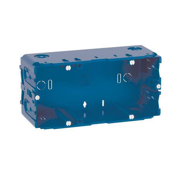 GGK Gerätedose GED 50/2 2fach 1280 für FB- und BR-Kanal blau Install.Baumaterial