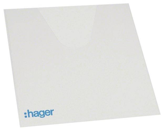 Hager Plantasche Volta 220x240mm VZ407 f.Dokumente klarsicht Install.Baumaterial