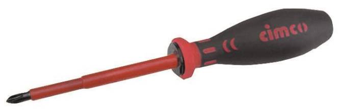 Cimco VDE-Schraubendreher PH 0x60mm Kreuzschlitz Phillips 117730 Install.Baumaterial Werkzeug