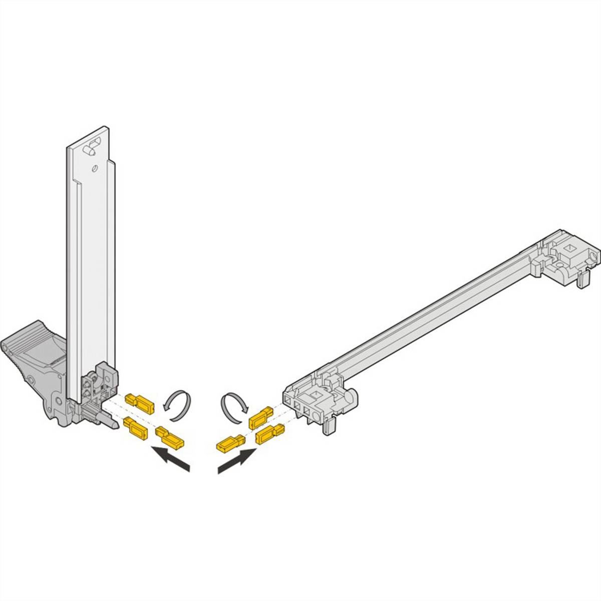 SCHROFF Codierkeile - CODIERKEILE RAL7035 100STK 19 Schränke &amp, Ausbauteile Sonstiges /