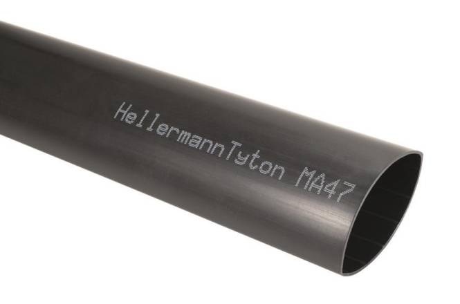 Hellermann MA47-75/22-PO-X-BK 1m Warmschrumpfschlauch 3,5:1 323-20750 Install.Baumaterial
