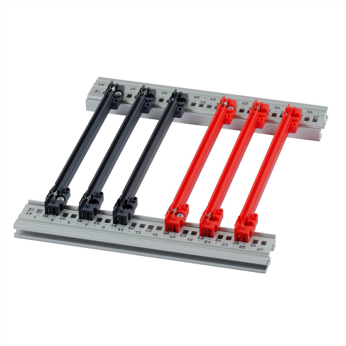 SCHROFF FUEHRUNGSSCH.ZUB.KIT 160T 2MM ROT (10ST) 19 Schränke &amp, Ausbauteile Europac PRO