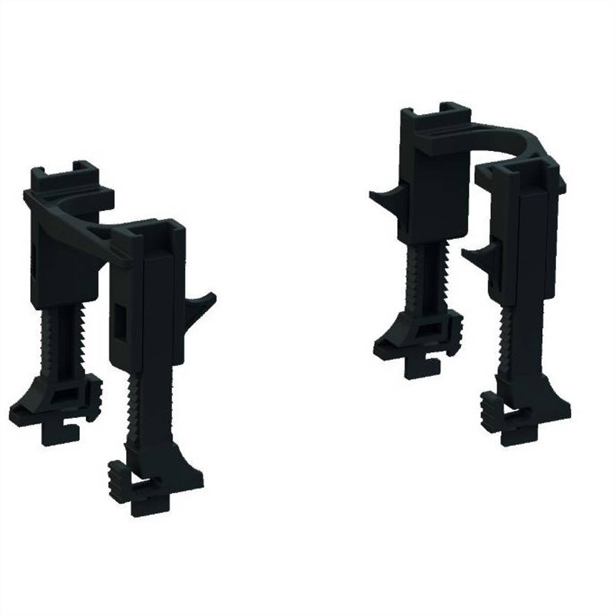 BACHMANN PDU Verriegelung für C13/C19 Buchsen, 6 Set, schwarz Steckdosenleisten Custom Module
