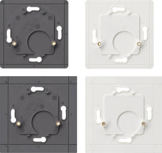 GIRA 533900 Montageplattenset 4Platten System 55 Install.Baumaterial Schaltermat/Geb.Steu KNX