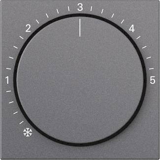 GIRA 270628 Abdeckung Raumtemperatur- regler System 55 Anthrazit Install.Baumaterial