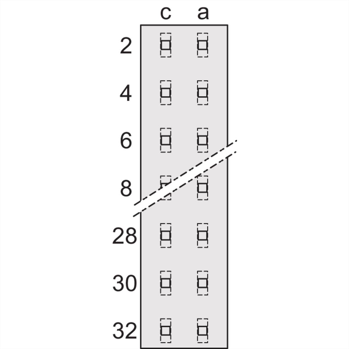 SCHROFF Federleiste - FEDERLEISTE D32, LOETOESE 19 Schränke &amp, Ausbauteile Sonstiges / Zubehör