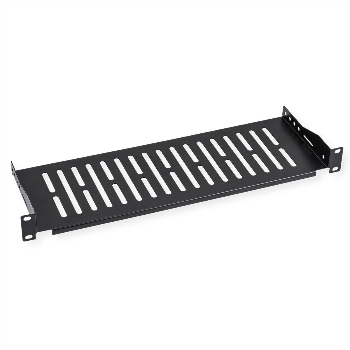 VALUE 19-Zoll-Geräteträger, 485 x 150mm, max. 10 kg, schwarz Netzwerk-Infrastruktur Wandschränke