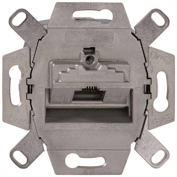 RB Cat.6/ClassE- UAE-Cat.6/ClassE-8 Up 0 Anschlussdose geschirmt 1-fach UAE- Install.Baumaterial