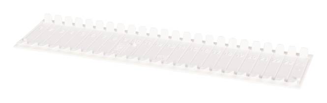 FTRO Abdeckstreifen ADS12weiß 12 Module, weiß ähnlich RAL 9016 (Inhalt 10 Stück)