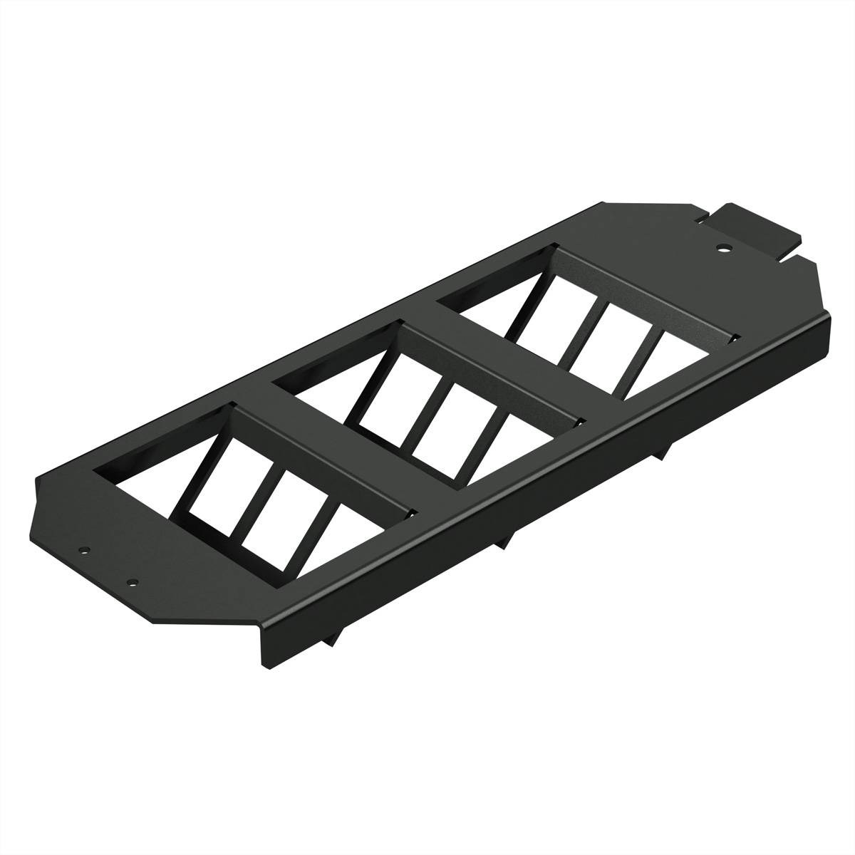 EasyLan Bodentank Basic UT4 9x Keystone, Trägerplatte GB3 Netzwerk-Passivkomponenten