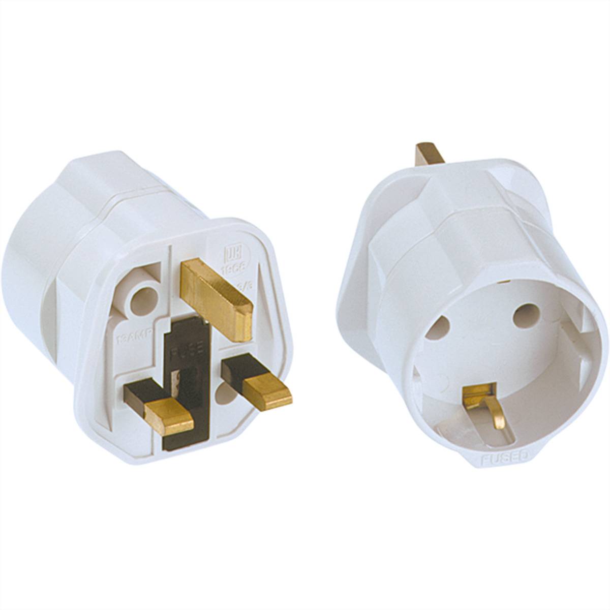 BACHMANN Umwandlungsstecker, England / Deutschland Steckdosenleisten Stromadapter und Inverter