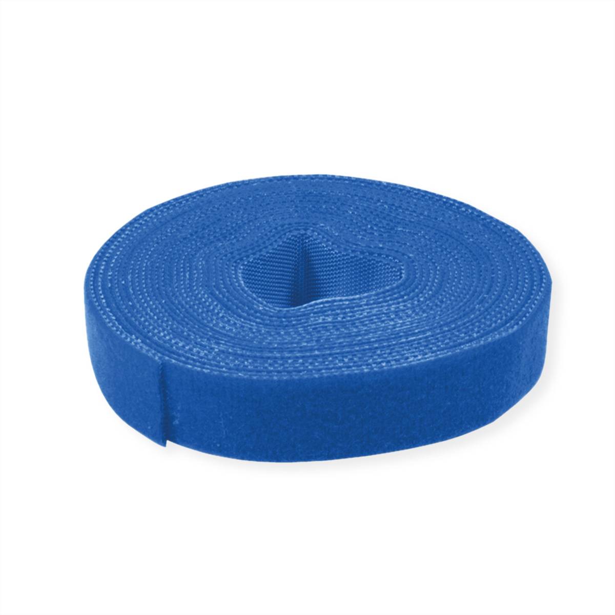VALUE Klettband auf Rolle, 10mm, blau, 25 m Installation / Reinigung Kennzeichnung und Befestigung