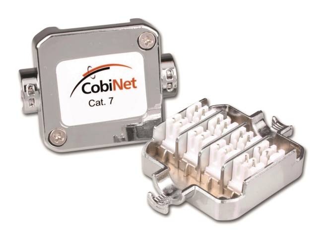 CobiNet 112711 Kabelverbinder LS Kat.7 (BxHxT):48x16x39mm Install.Baumaterial Netzw.Telekomm