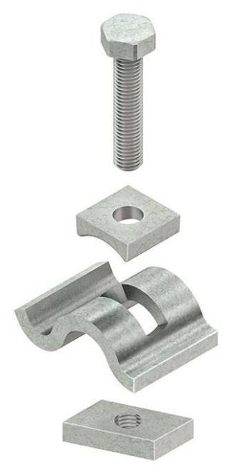 NIED Spannklaue SPKGM 25 F 25 F Install.Baumaterial Verlegesys/Verbi.Mat Leitgs.Führg.Systeme