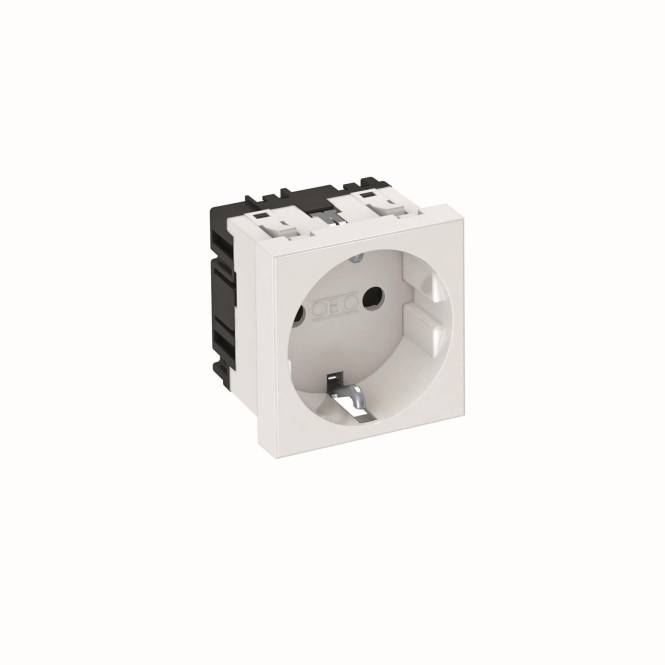 OBO STD-D0 RW1 Steckdose 0° 1f Schutzkontakt 250V 10/16A PC rws 6120008 Install.Baumaterial