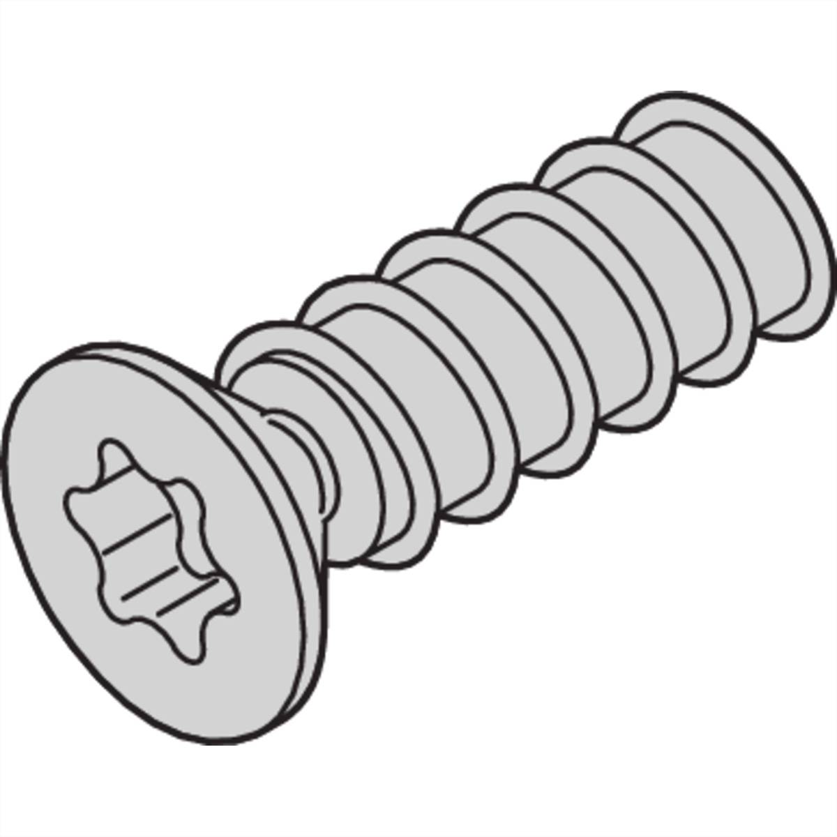 SCHROFF Senkkopfschraube mit - TORXSCHR 2.5X7.7 100STK 19 Schränke &amp, Ausbauteile Europac