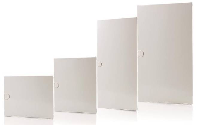 f-tronic Tür Metall 1r Vision APV12+2TM weiß 7220046 Install.Baumaterial Zählerschr./Verteilg