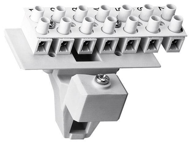 Hager Steuerleitungsklemme KT07B universZ 7polig bis 2,5qmm Install.Baumaterial