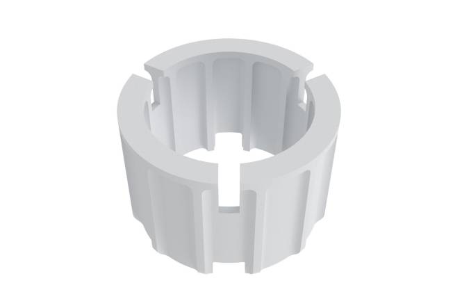 SCHUCH Reduzierstück RZ 1 grau 900440001 für Mastzopf 60mm ( Pilzleuchte) Techn.Licht/Wohnraum