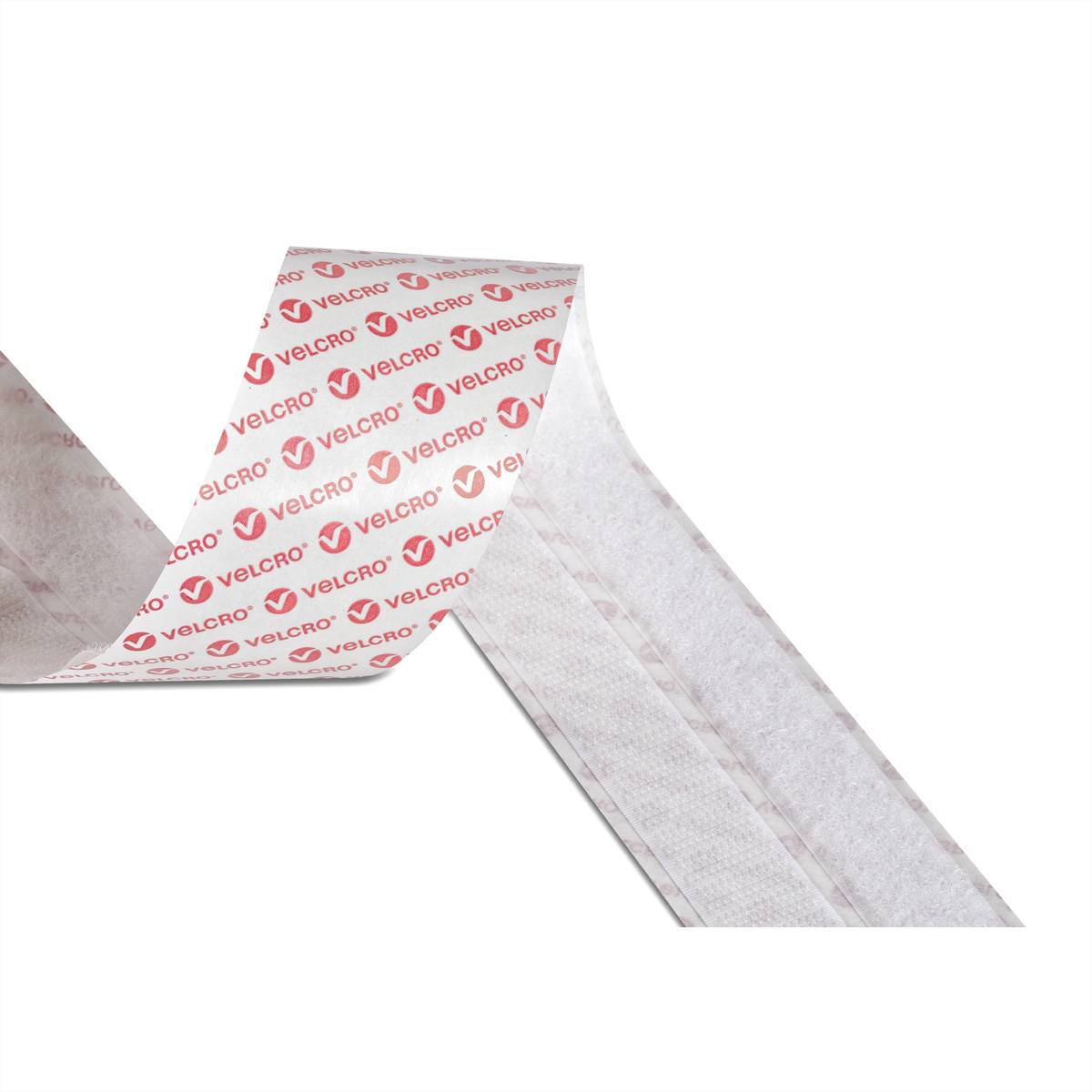 ® Klettband Selbstklebend, Haken &amp, Flausch 20mm x 5m Weiß Installation / Reinigung und