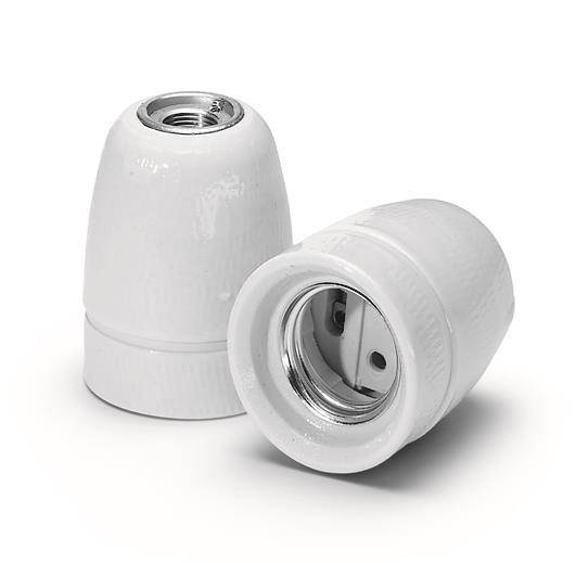 VOSS Porzellan Fassung E27 535685 f. AGL Gewinde M10X1 Techn.Licht/Wohnraum Leuchtenzubehör