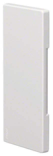 Hager EndstÃ¼ck kaschierend BR6517069016 hfr PC/ABS zu BR/A OT80mm verkehrsweiÃŸ Install.Baumaterial