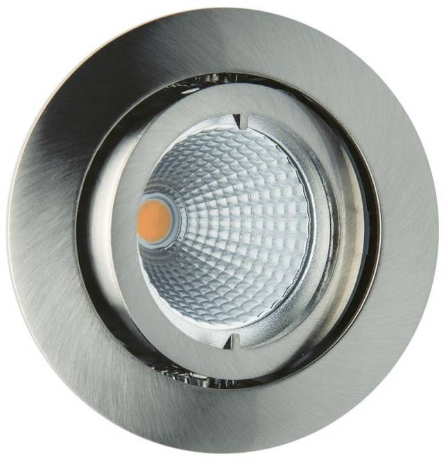 RUTEC Einbaustrahler eisen geb ALU5537-5 schwenkbar DA68mm o.Sprengring f.LM 50mm Innenleuchten