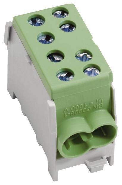 Hager Hauptleitungsabzweigklemme KH35E 1polig 2x35-2x25qmm IP20 Farbe:GrÃ¼n Install.Baumaterial
