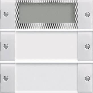 GIRA 214203 Wippenset 2fach Plus BSF System 55 Klar/Reinweiß glänzend Install.Baumaterial KNX