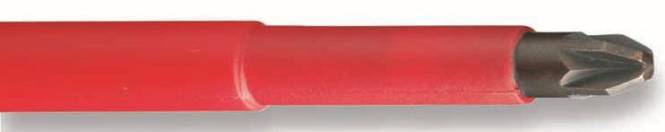 Cimco VDE-Schraubendreher PZ 1x80mm Kreuzschlitz Pozidriv 117741 Install.Baumaterial Werkzeug