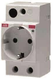 ABB Steckdose M1175 11 GH E211 1175 R0001 Alt: E1175 Install.Baumaterial Zählerschr./Verteilg
